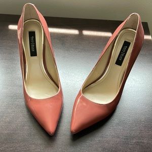 WHBM Olivia Terra Rosa patent leather pumps size 9